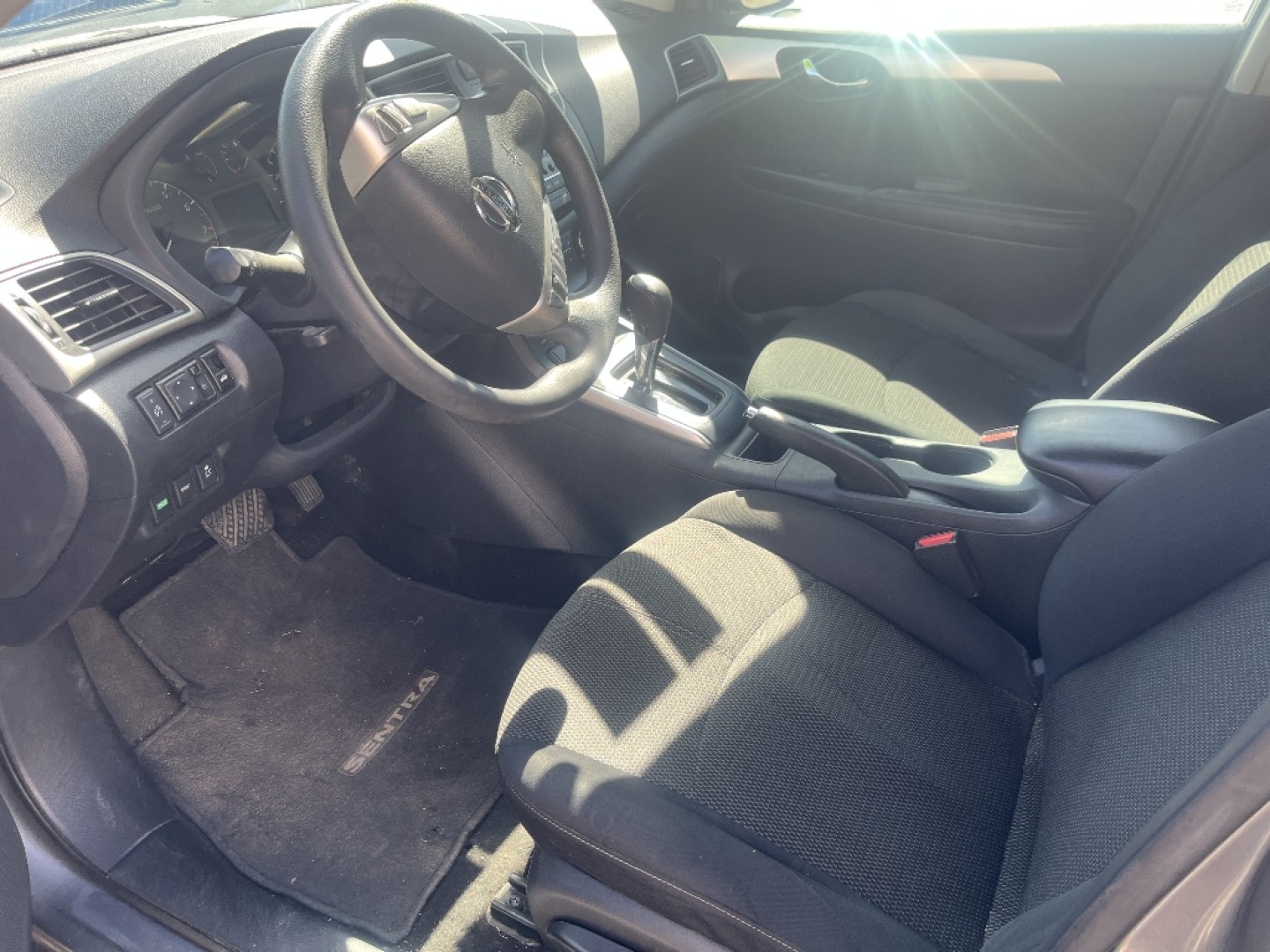 2017 GRAY /GRAY NISSAN SENTRA S 6MT (3N1AB7AP7HY) with an 1.8L L4 SFI DOHC 16V engine, AUTOMATIC transmission, located at 2303 West Mt. Houston, Houston, 77038, (281) 507-3956, 29.771597, -95.339569- Photo#2