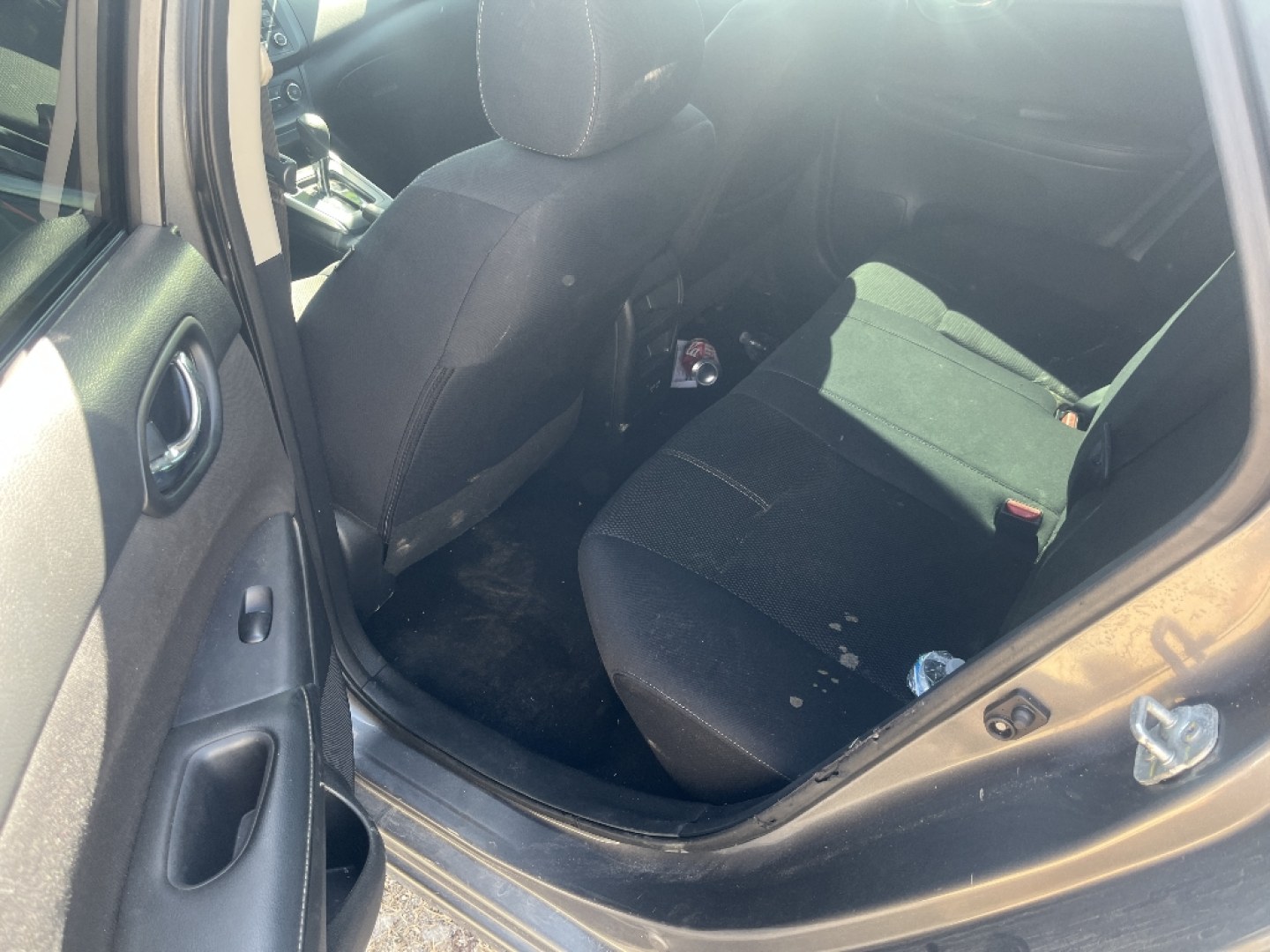 2017 GRAY /GRAY NISSAN SENTRA S 6MT (3N1AB7AP7HY) with an 1.8L L4 SFI DOHC 16V engine, AUTOMATIC transmission, located at 2303 West Mt. Houston, Houston, 77038, (281) 507-3956, 29.771597, -95.339569- Photo#3