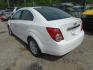 2012 WHITE CHEVROLET SONIC 2LT Sedan (1G1JC5SH9C4) with an 1.8L L4 DOHC 24V engine, AUTOMATIC transmission, located at 2303 West Mt. Houston, Houston, 77038, (281) 507-3956, 29.771597, -95.339569- Photo#2