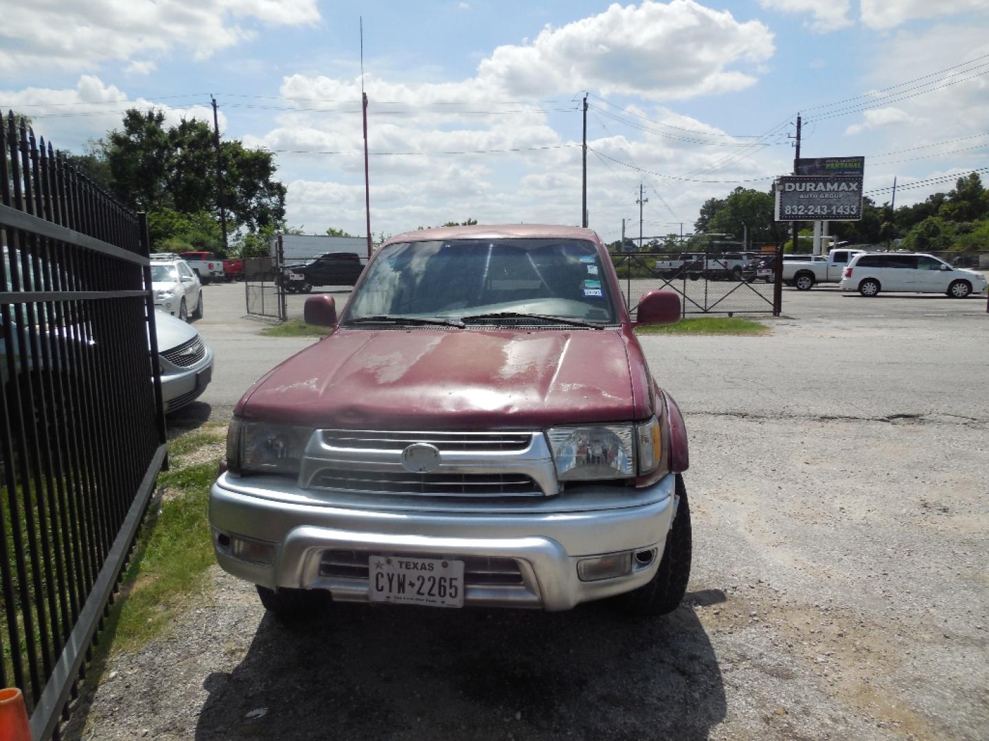 2002 RED TOYOTA 4RUNNER SR5 2WD (JT3GN86RX20) with an 3.4L V6 DOHC 24V engine, AUTOMATIC transmission, located at 2303 West Mt. Houston, Houston, 77038, (281) 507-3956, 29.771597, -95.339569- Photo#0