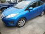 2012 BLUE FORD FIESTA SE Sedan (3FADP4BJ7CM) with an 1.6L L4 DOHC 16V engine, AUTOMATIC transmission, located at 2303 West Mt. Houston, Houston, 77038, (281) 507-3956, 29.771597, -95.339569- Photo#1