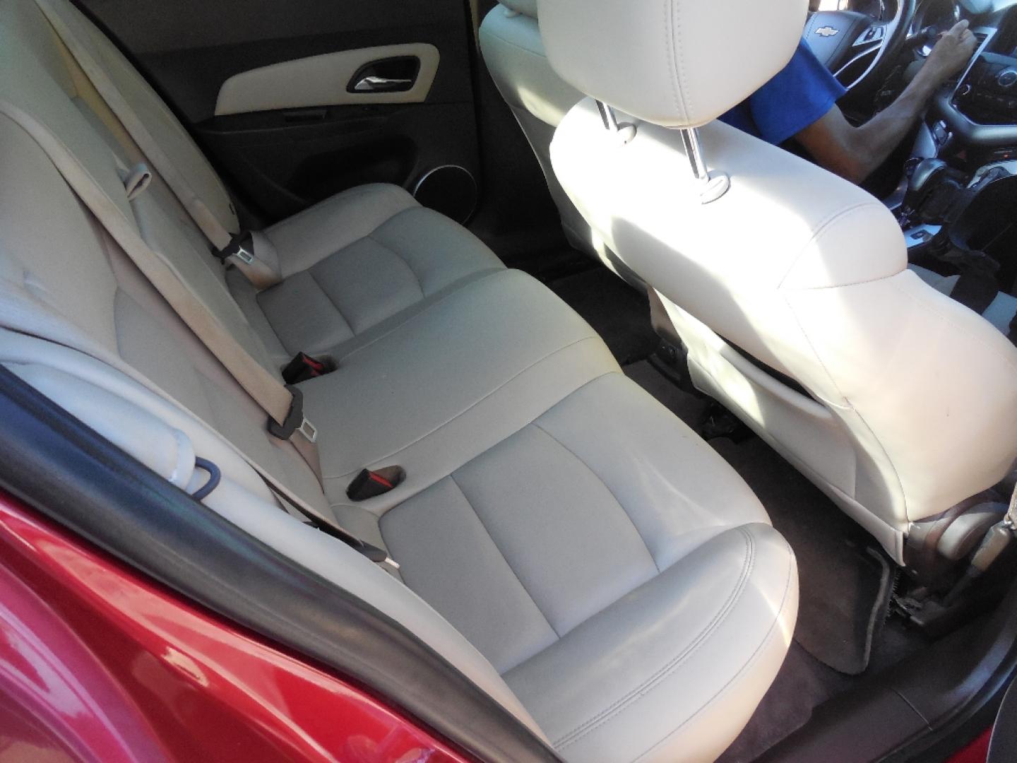 2012 RED CHEVROLET CRUZE LTZ (1G1PH5SC4C7) with an 1.4L L4 DOHC 16V TURBO engine, AUTOMATIC transmission, located at 2303 West Mt. Houston, Houston, 77038, (281) 507-3956, 29.771597, -95.339569- Photo#4
